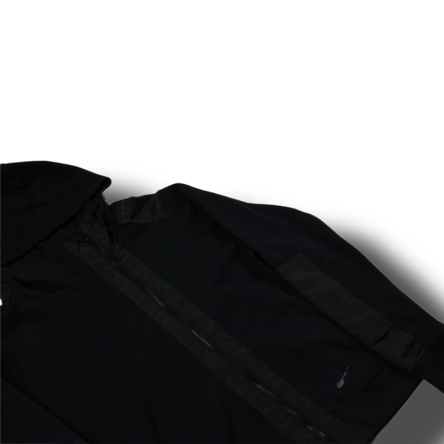Nike Asymetrical Zip Hoodie Black Womens