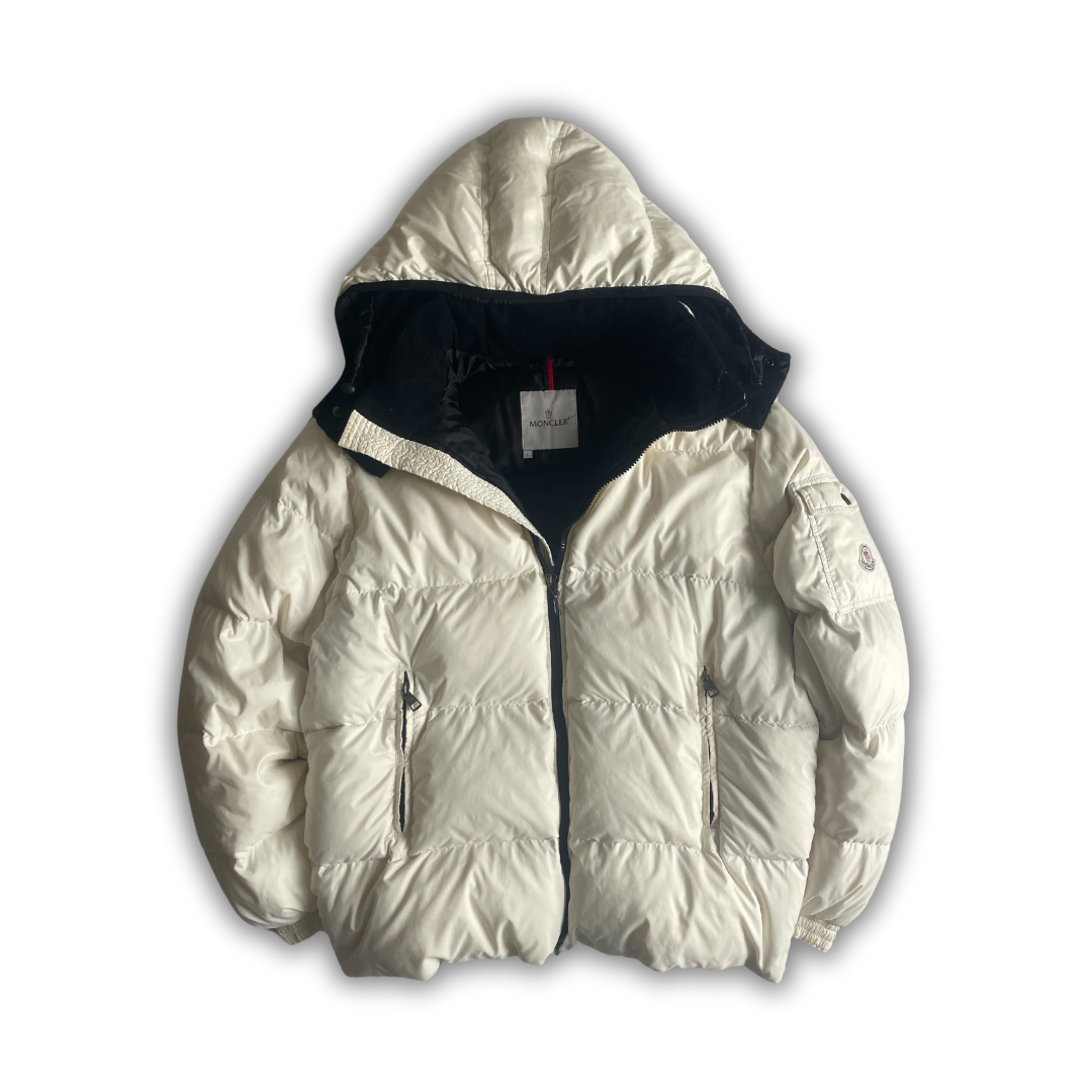 Moncler Maya Vintage Puffer Jacket off white (M)