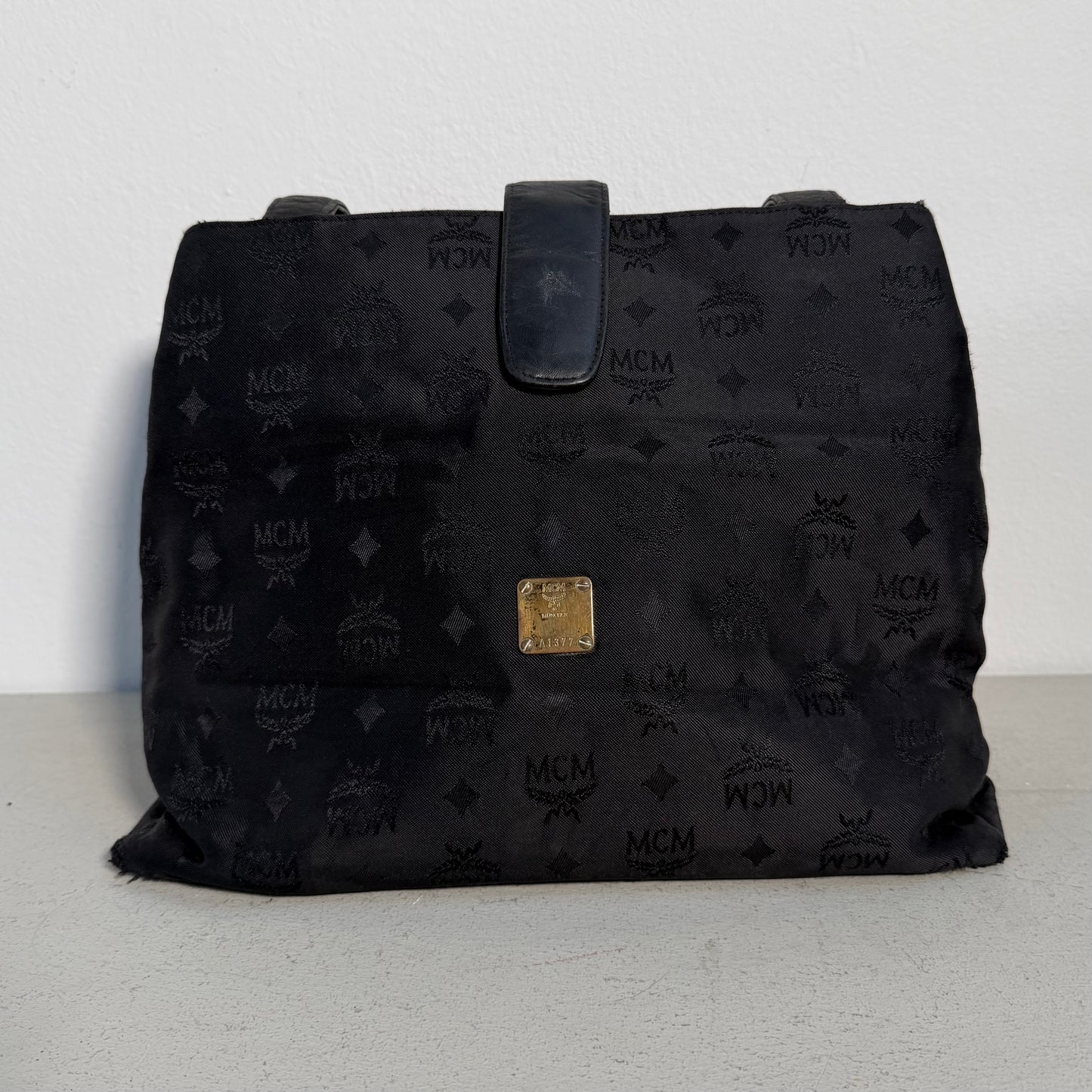 MCM Vintage Handbag Canvas Shopper