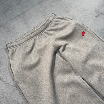 Nike 00s Baggy Sweat Pants grey red (M)