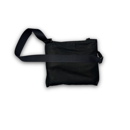 Prada Vintage Nylon Messenger Bag black