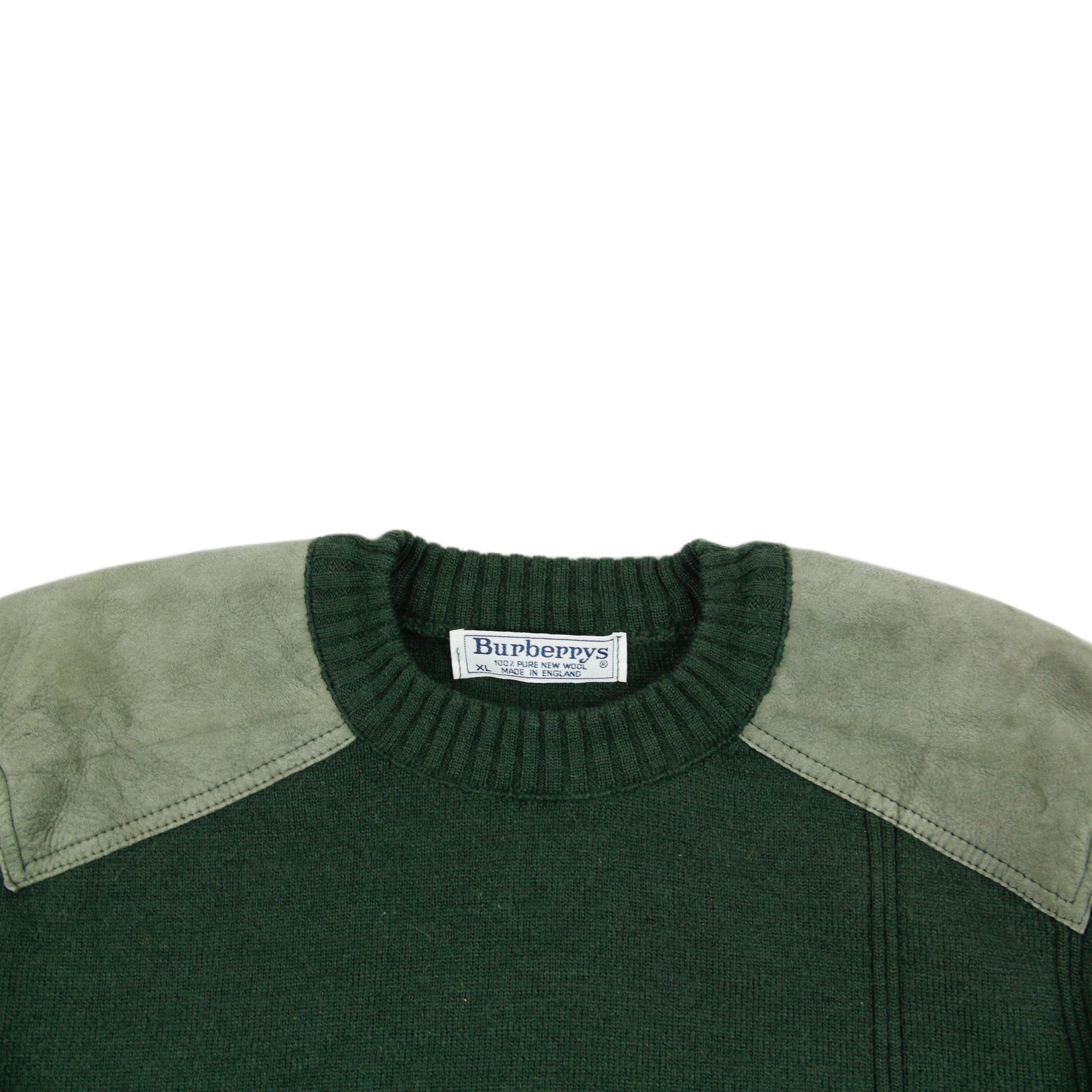 Burberry Vintage Logo Wool Sweater 1990s