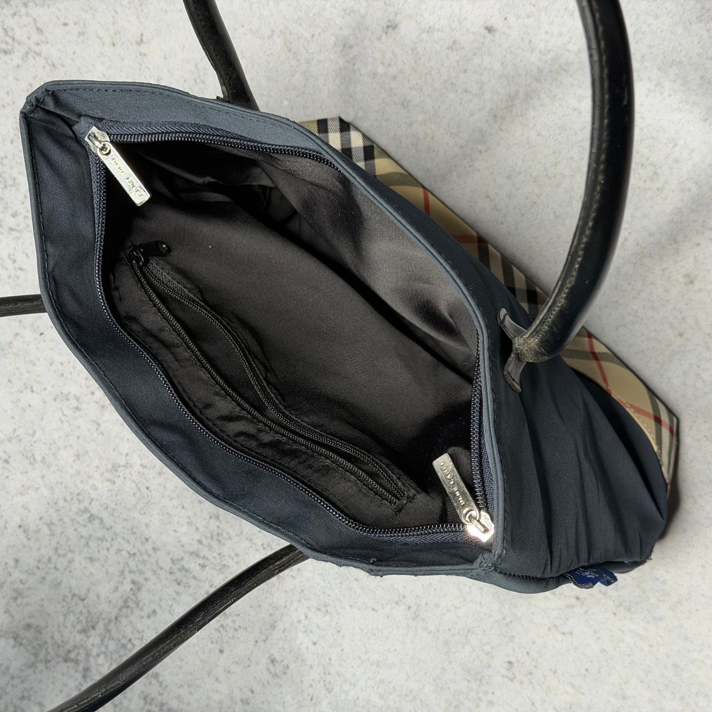 Burberry Blue Label Vintage Shopper Bag black