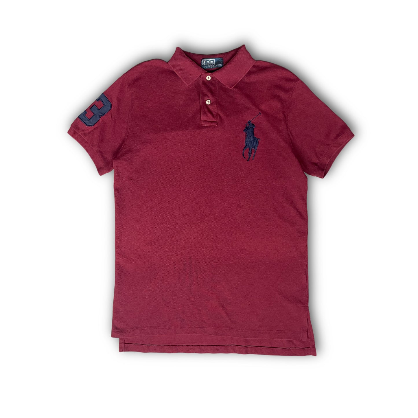 Polo Ralph Lauren Vintage Big Pony Polo Shirt bordeaux red