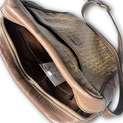 Fendi Vintage Zucchino Monogram Messenger Bag