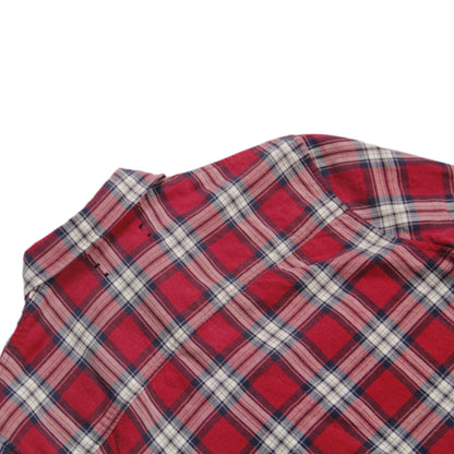 Amiri Distressed Flannel Lumberjack Shirt 