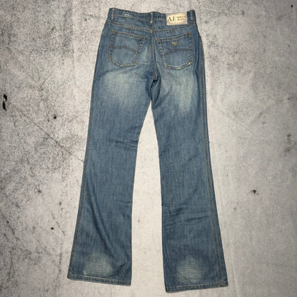 Armani Jeans 00s Womens Jeans Low Waist Bootcut (26 fits XS)