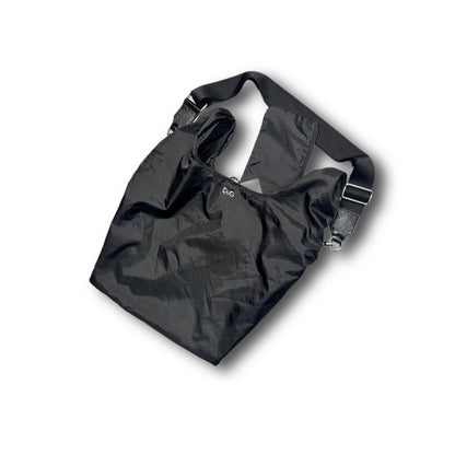 D&G Dolce Gabbana Vintage Shopper Handbag black