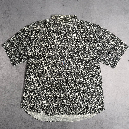 Missoni Sport 90s RARE Discobolus Shirt black white (L)