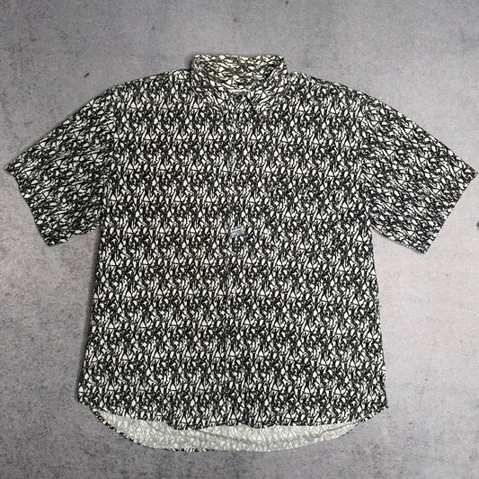 Missoni Sport 90s RARE Discobolus Shirt black white (L)