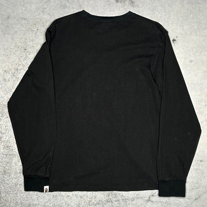 A Bathing Ape BAPE Camo Shark Longsleeve Shirt (M)