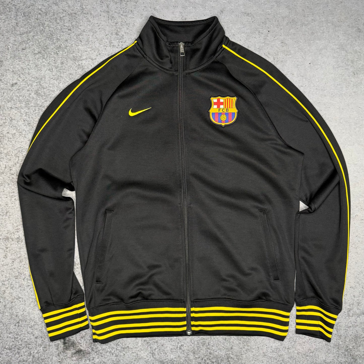 Nike FC Barcelona 2012/13 Track Jacket black yellow (M)