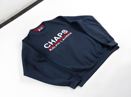 Chaps Ralph Lauren Vintage Spellout Sweater