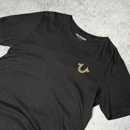 True Religion Tee Shirt Buddha Backprint (L)