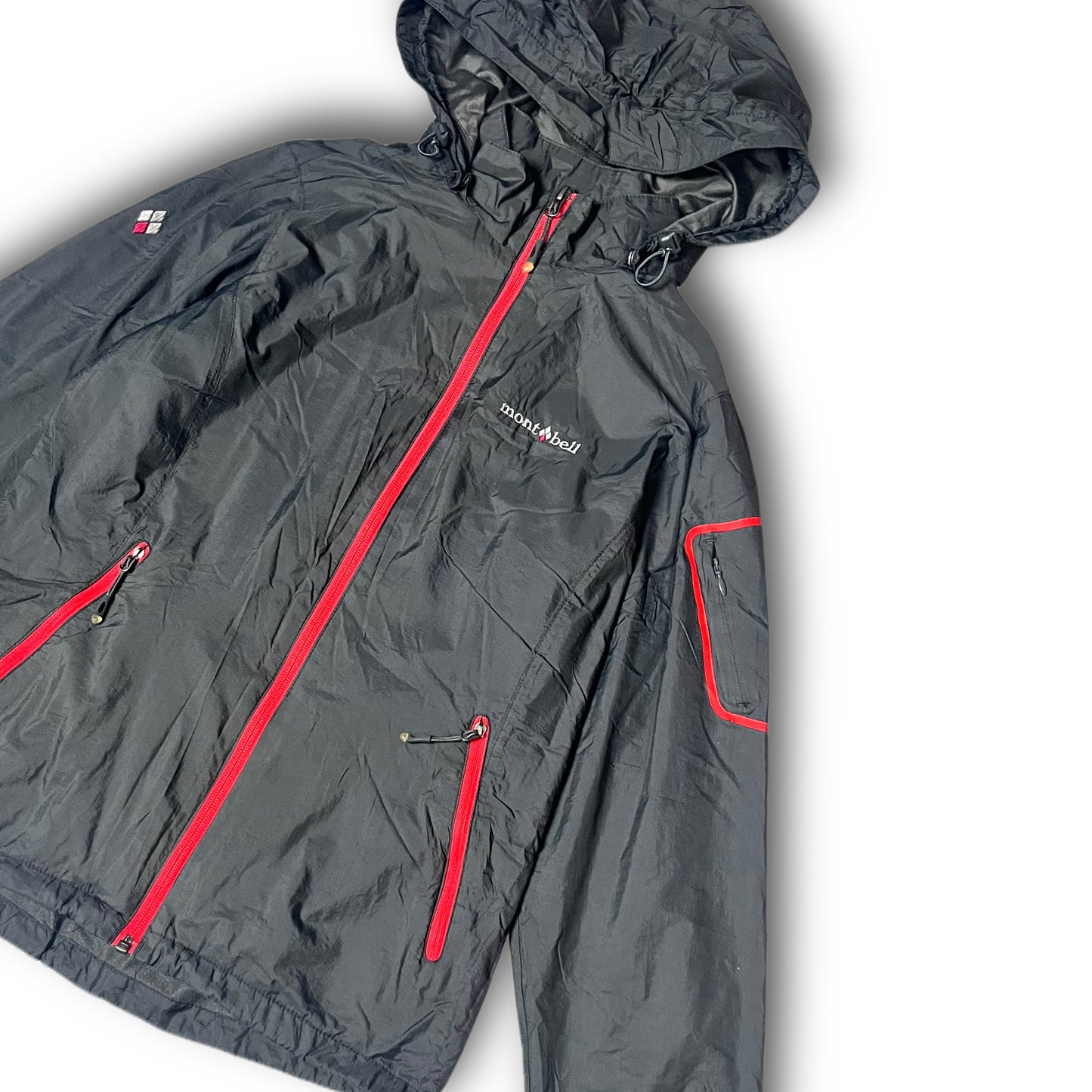 Montbell GoreTex Jacket Vintage black red