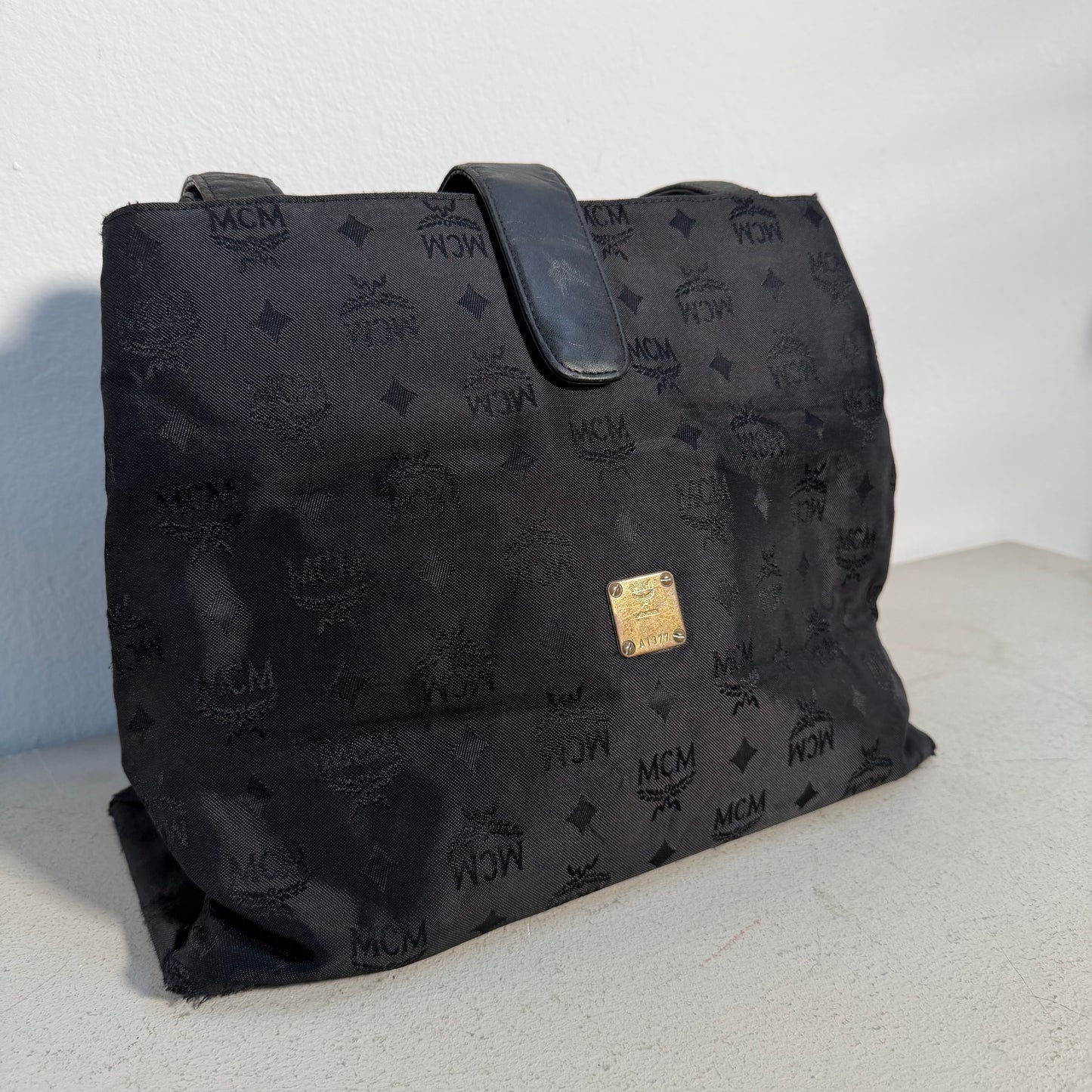 MCM Vintage Handbag Canvas Shopper