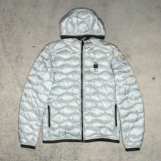Blauer USA Hooded Wave Puffer Jacket baby blue (fits S)