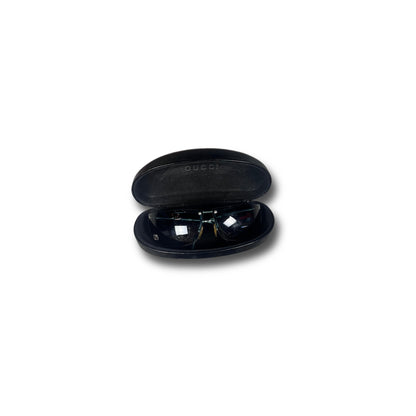 Gucci Vintage Frameless Sunglasses Shades GG iced out