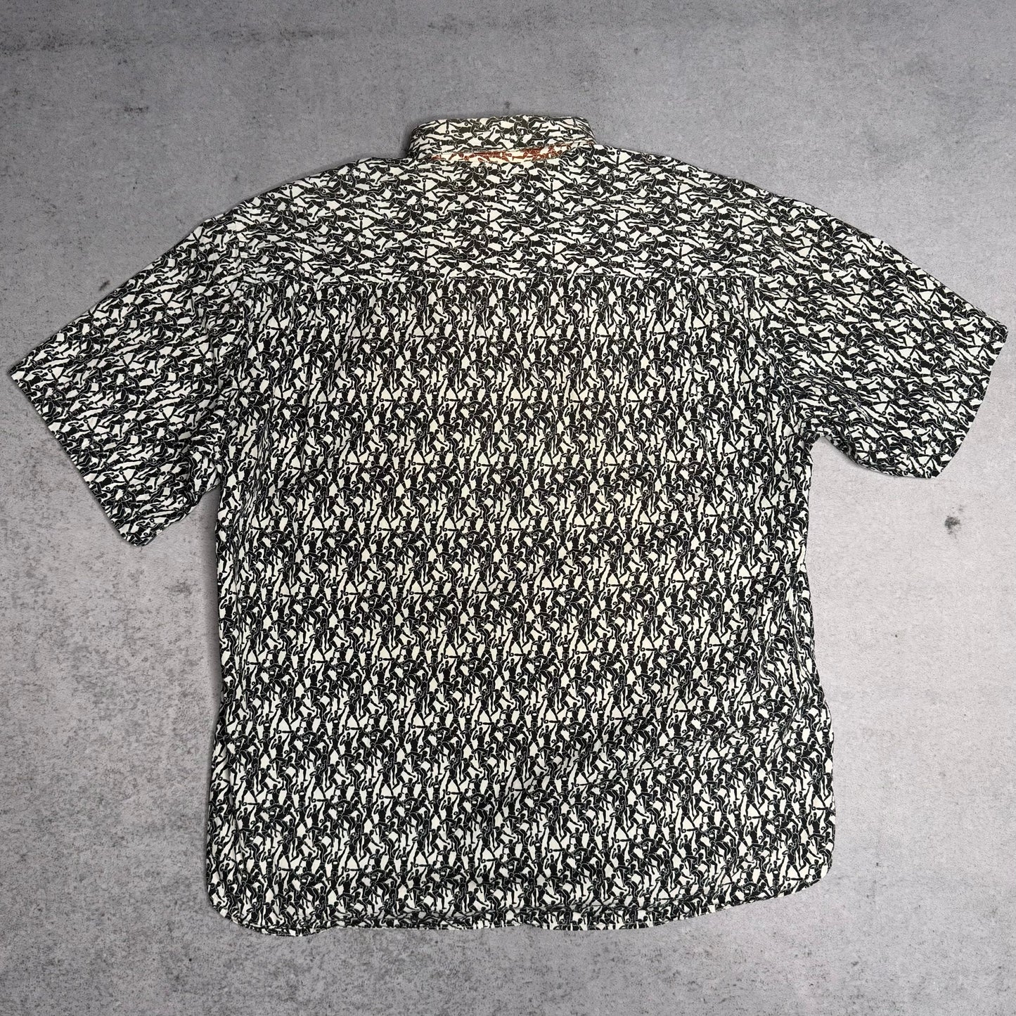 Missoni Sport 90s RARE Discobolus Shirt black white (L)