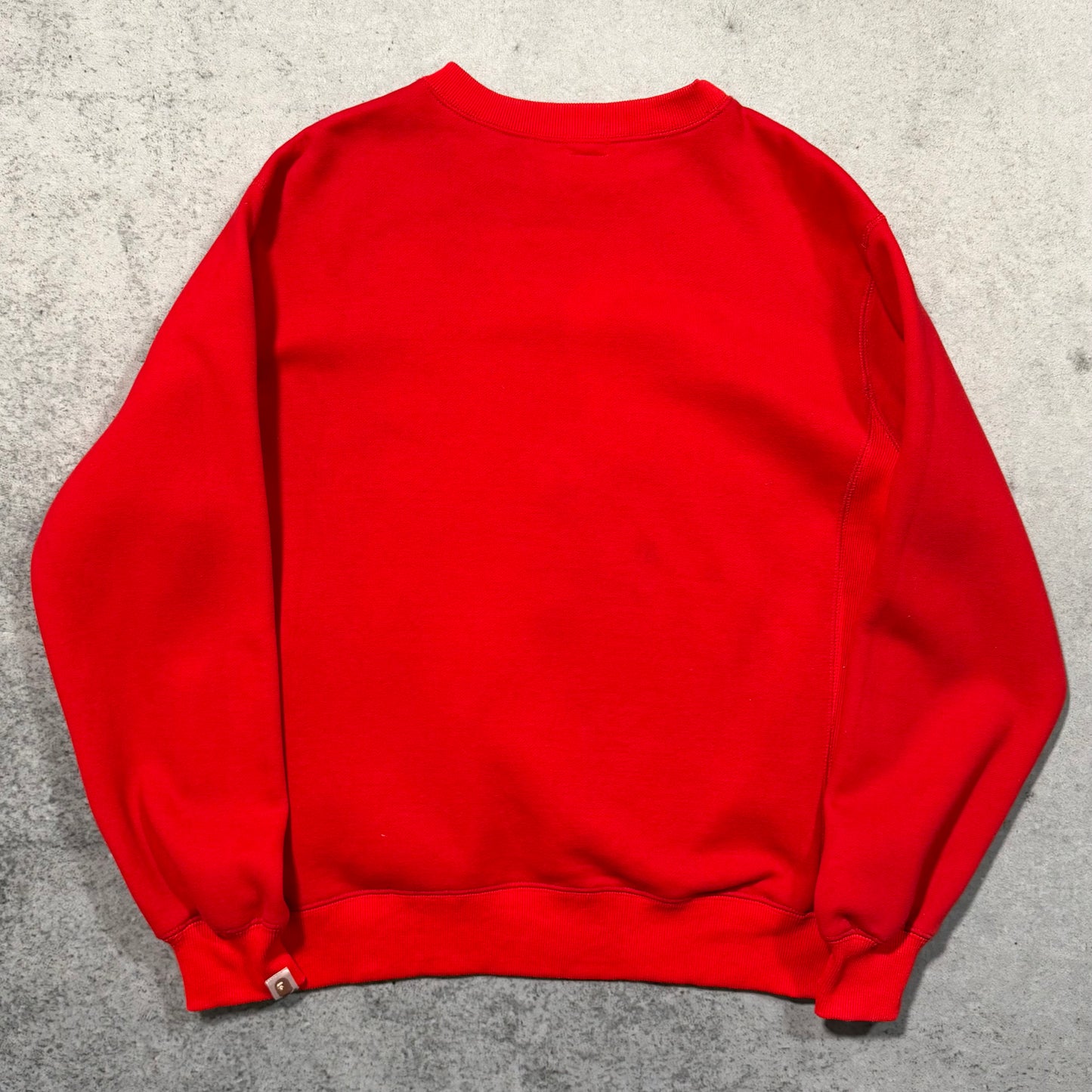 BAPE 00s OG Crossbones Crewneck Sweater Red Archive (M)