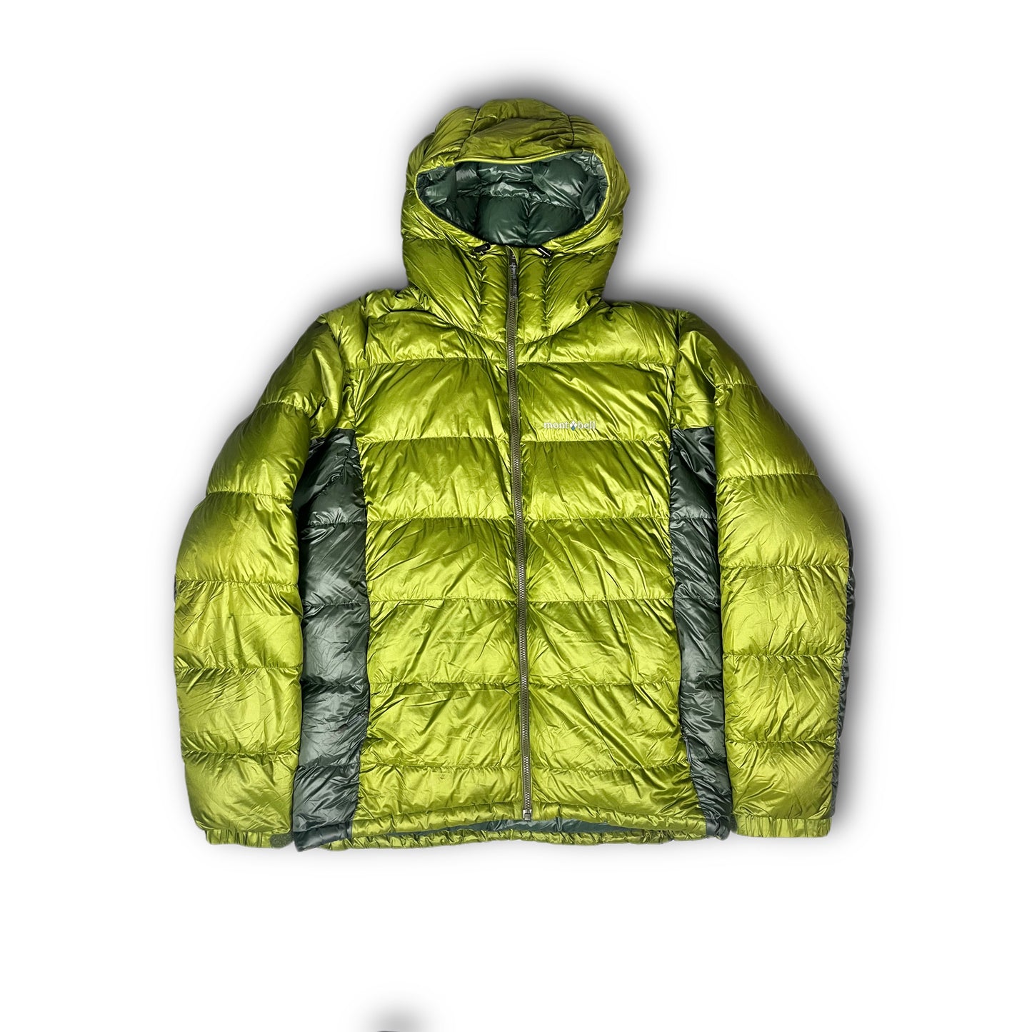 Montbell Puffer Jacket Two-Tone olive green