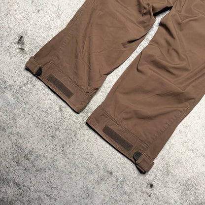 Nike 00s SPRTDLX Outdoor Fleece Lined Track Pants brown (L)