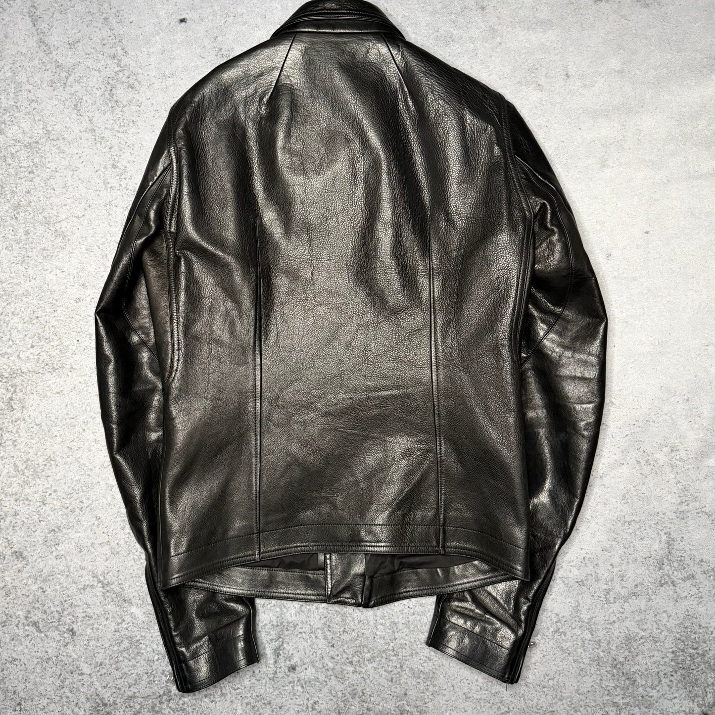 Rick Owens SS17 Stooges Smooth Calf Leather Jacket LCW (fits M)