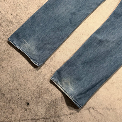 True Religion Y2K Straight Jeans Rainbow Stitch distressed (34)