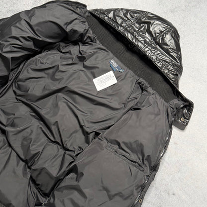 Polo Ralph Lauren 00s Big Pony Heavy Puffer Jacket black RARE (XL)