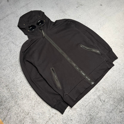 C.P. Company Goggle Full Zip Hoodie black like new (XL)