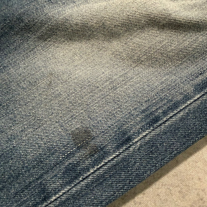 True Religion Y2K Straight Jeans Rainbow Stitch distressed (34)