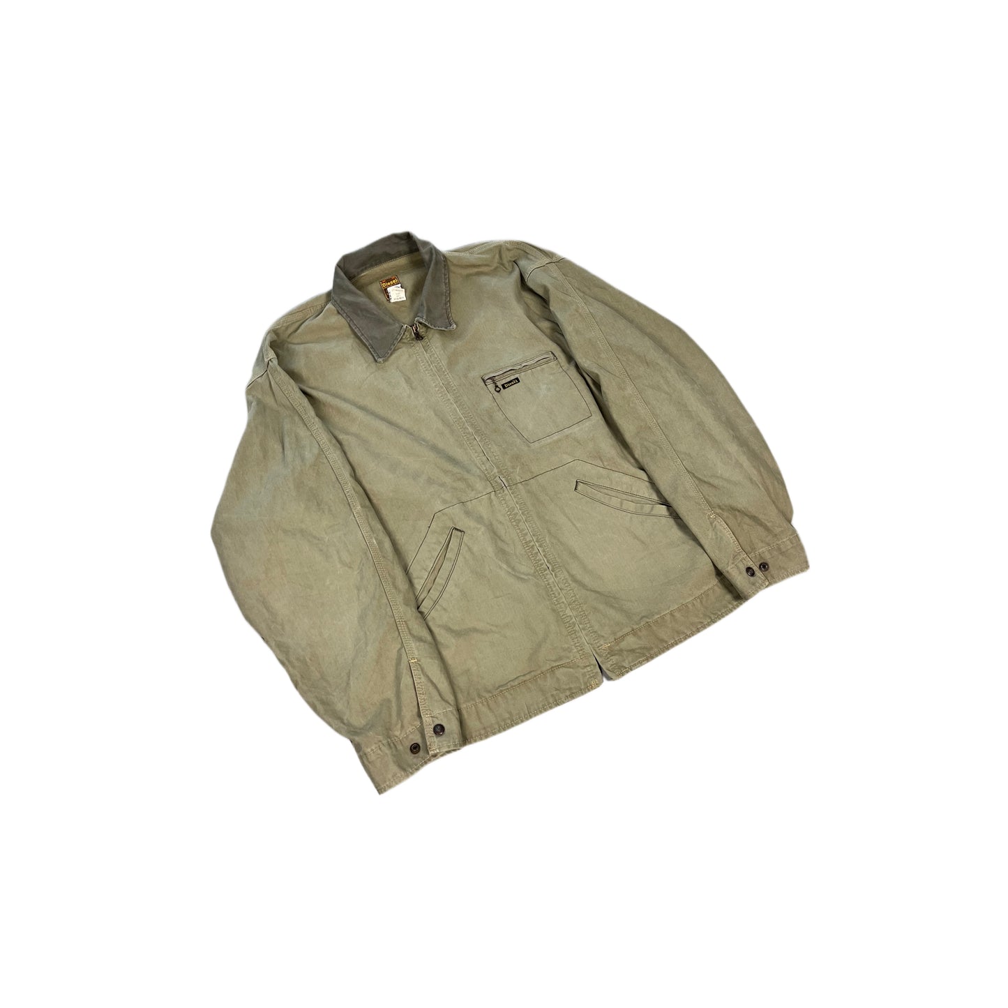 Diesel Workwear Zipped Jacket beige 1990s