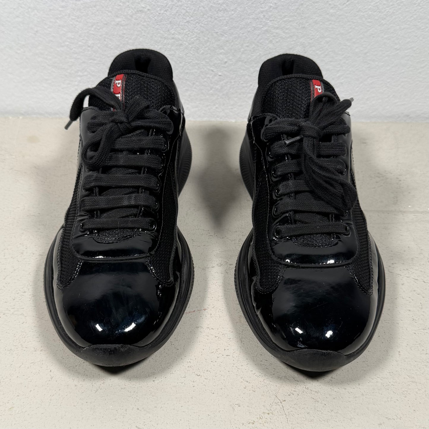 Prada Americas Cup Sneaker 2025 Patent Leather black (41- fits 42)