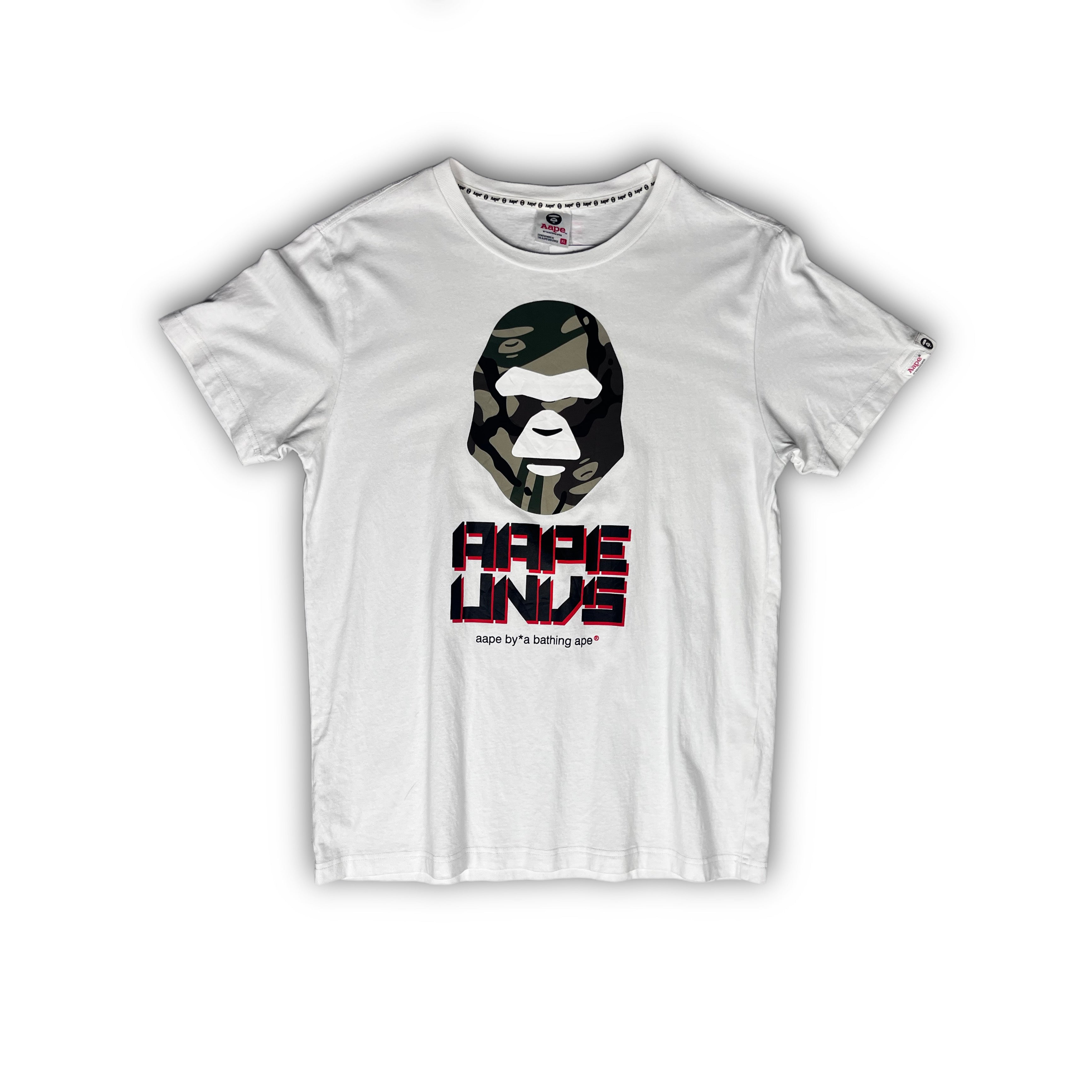 AAPE by A Bathing Ape Tee White szL on sale NWT