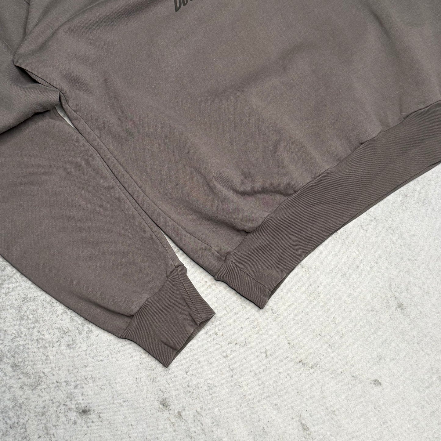 Dolce Gabbana 00s Quarter Zip Sweater Logo Embroidery (L)