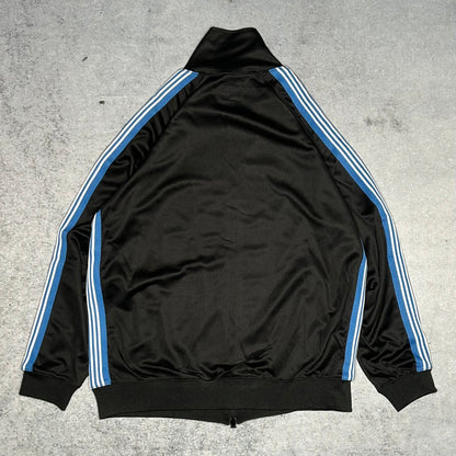 Needles Japan Designer Track Jacket black baby blue (XL)