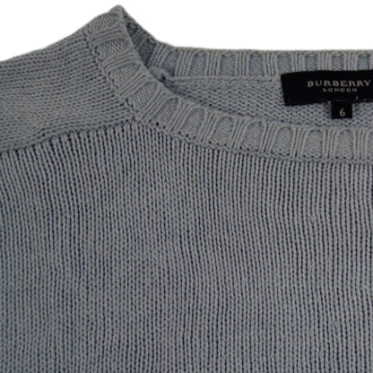 Burberry Wool Sweater Vintage Ice Blue