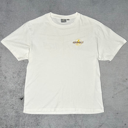 Gramicci Running Man Graphic T-Shirt white (L)