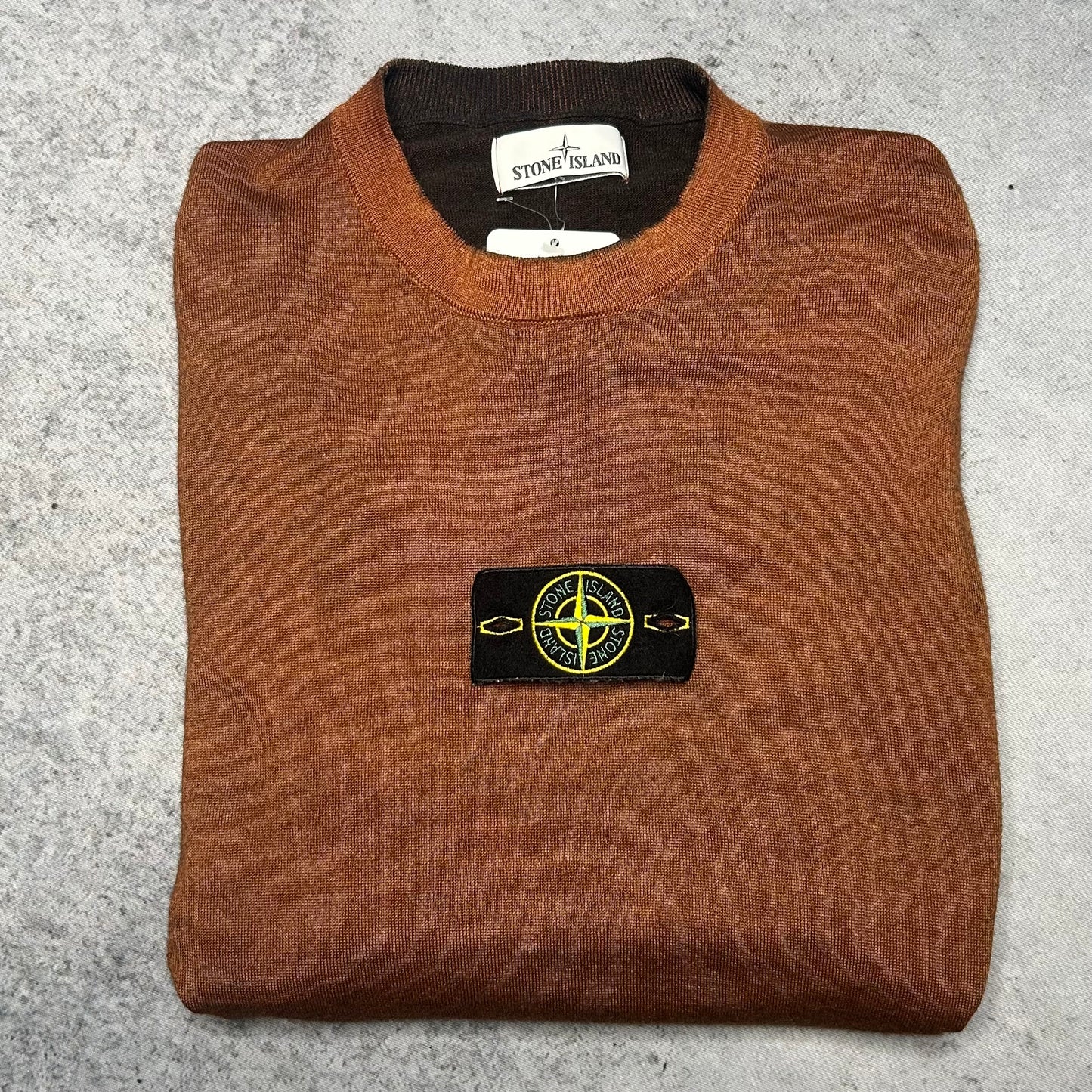 Stone Island 2019 Knit Sweater Light brown (XL fits L)