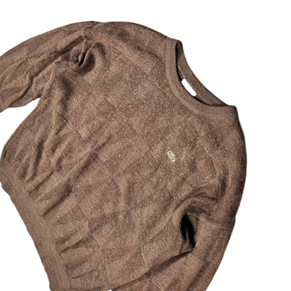 Lacoste Sweater Vintage Chemise 1980 Special Pattern