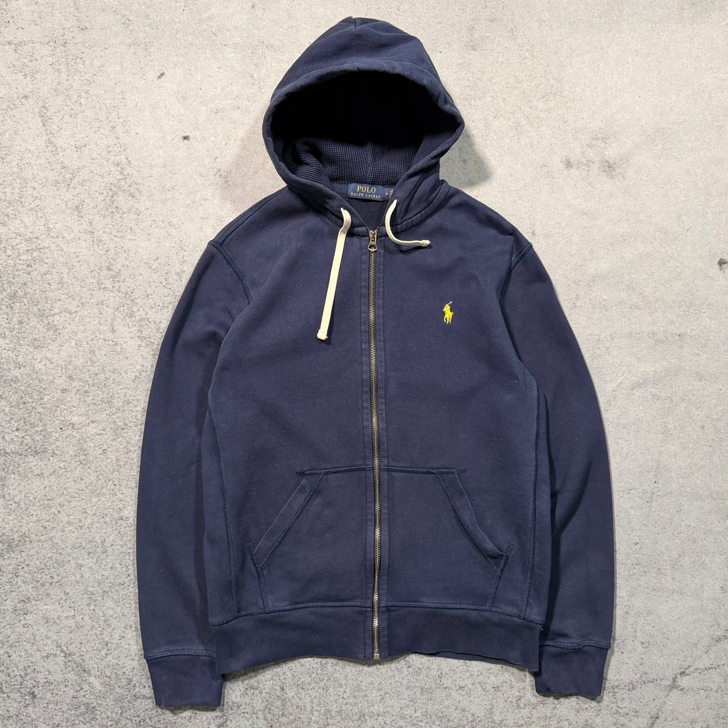 Polo Ralph Lauren Classic Pony Logo Zip Hoodie Navy Blue (M)