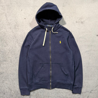 Polo Ralph Lauren Classic Pony Logo Zip Hoodie Navy Blue (M)