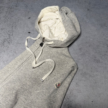 Moncler Logo Full Zip Hoodie grey (fits S)