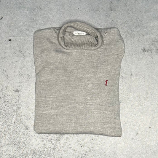 Yves Saint Laurent YSL 00s Turtleneck Sweater grey (L)