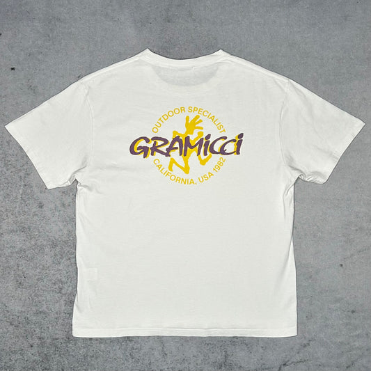 Gramicci Running Man Graphic T-Shirt white (L)