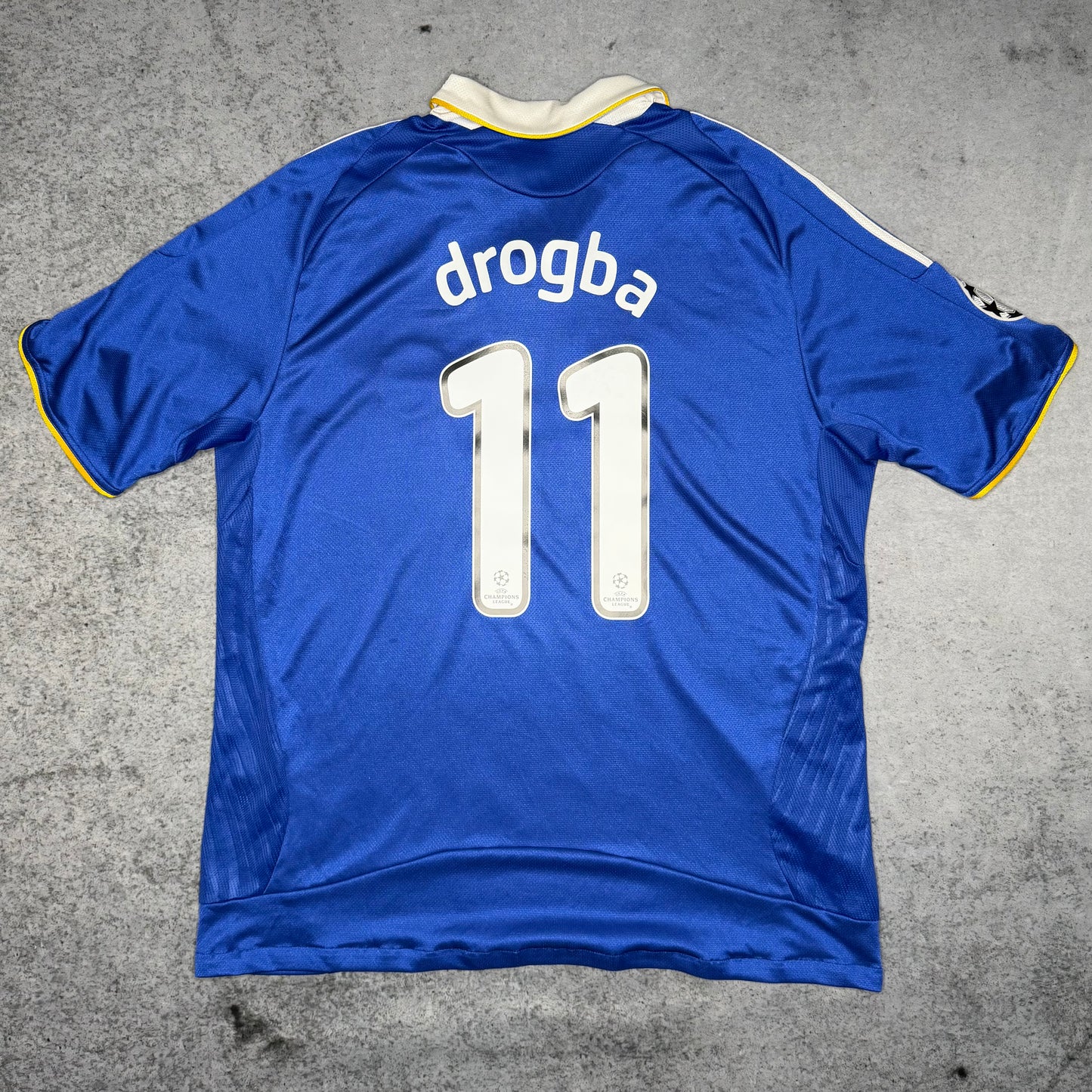 Adidas FC Chelsea 2008/2009 Home Jersey Trikot blue #11 Drogba (XL)