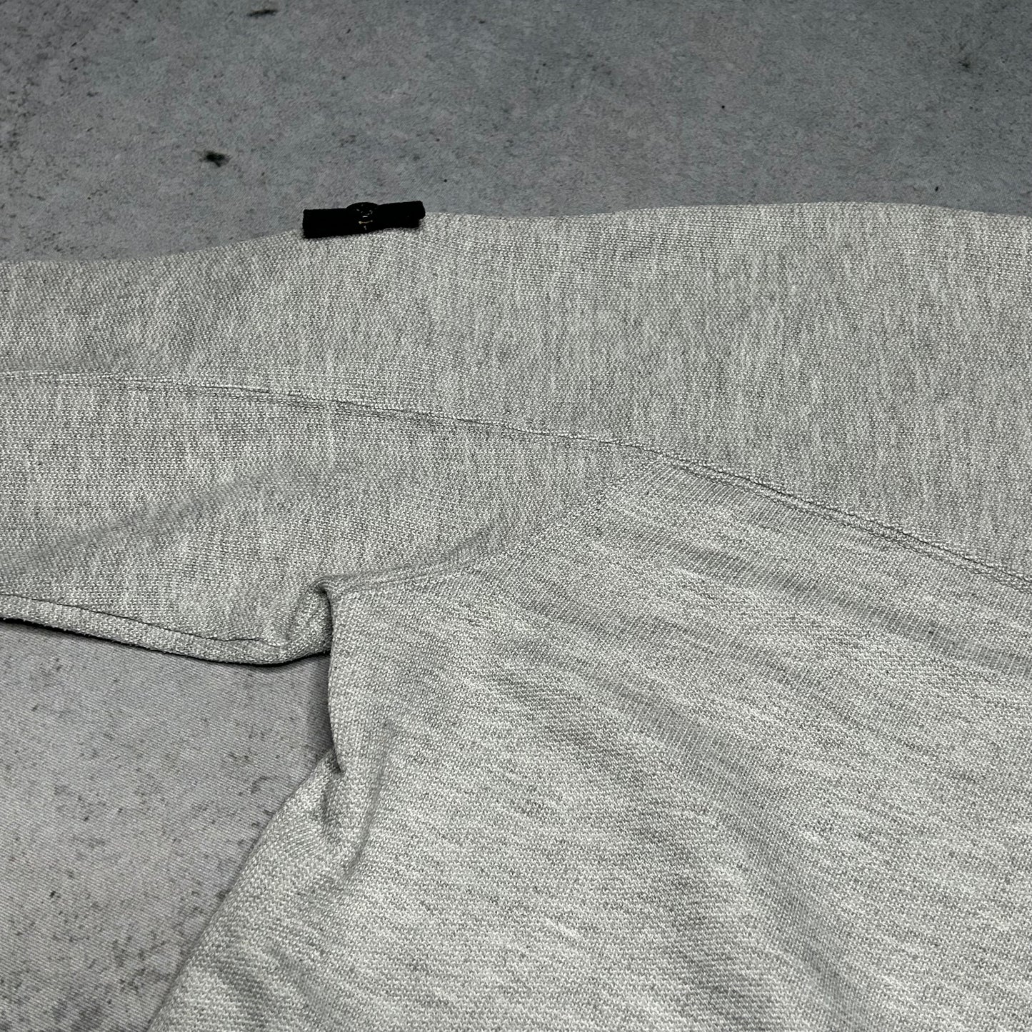 Stone Island Waffle Knit Cotton Crewneck Sweater Grey (XL)