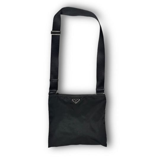 Prada Milano Messenger Bag Vintage black