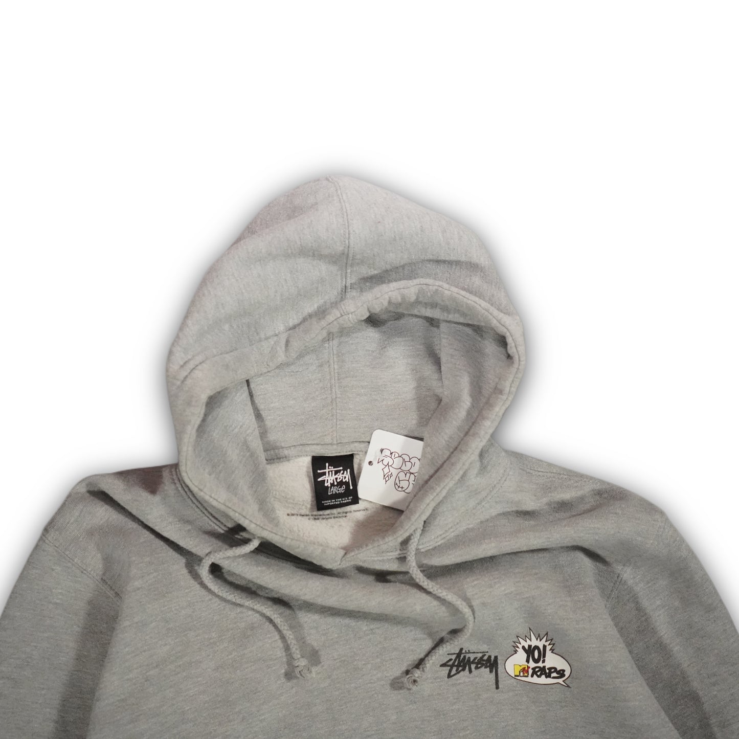 Stüssy x Yo! MTV Raps 2013 "Gangstarr" Sweatshirt Hoodie (L)