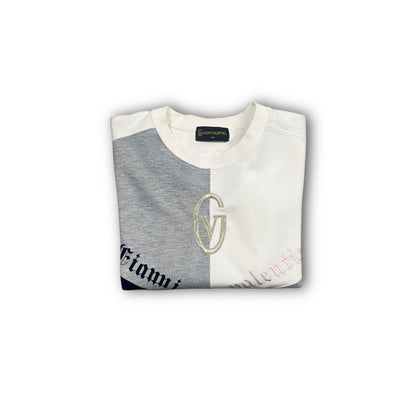 Gianni Valentino Vintage Sweater Colour Block cremé (M)